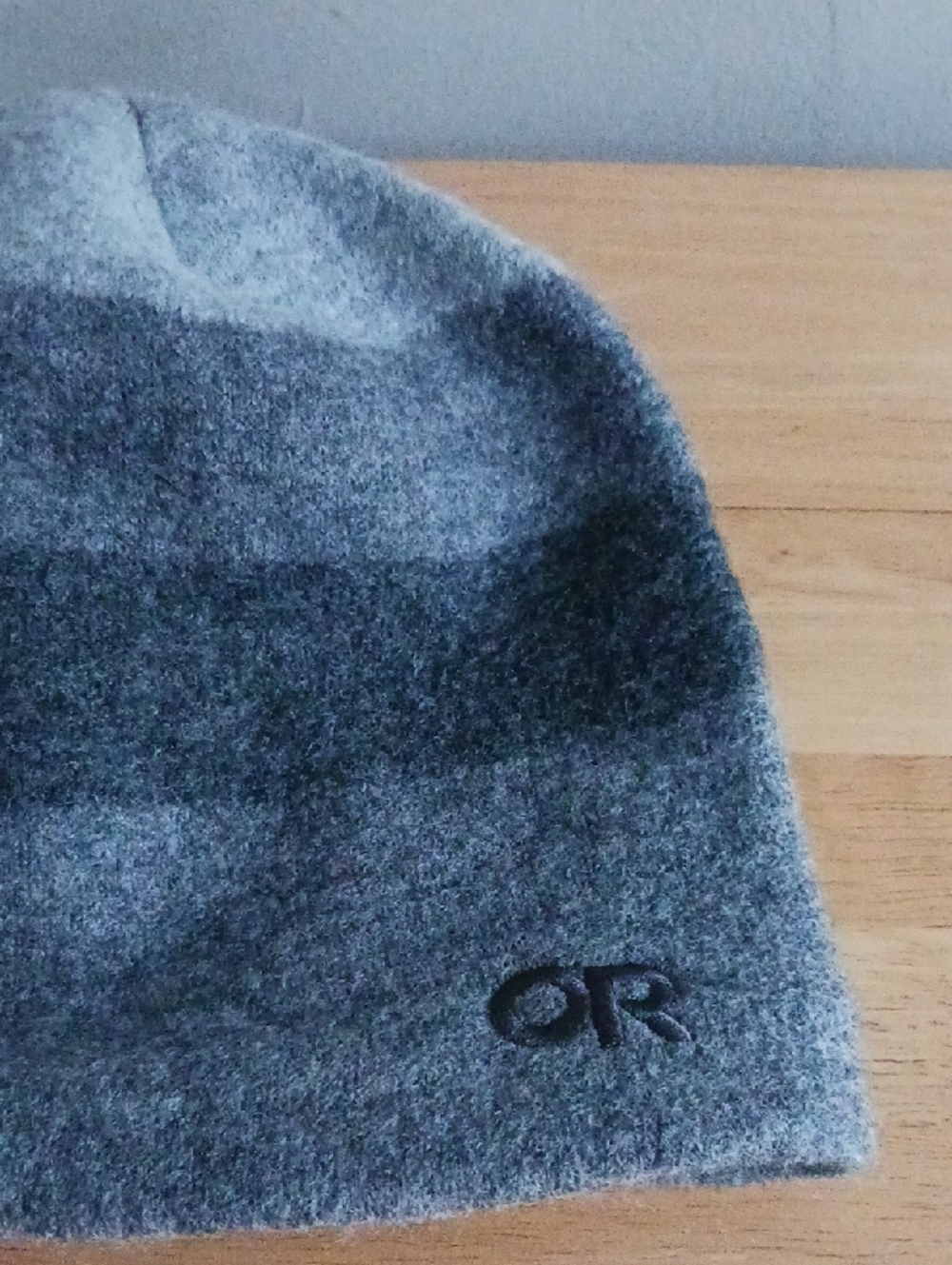 Outdoor Research Gray Striped Merino Wool Beanie - Picture 2 of 10